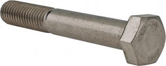 Value Collection - M12x1.75mm Metric Coarse, 80mm Length Under Head Hex Head Cap Screw - Partially Threaded, Grade 18-8 & Austenitic A2 Stainless Steel, 19mm Hex - Industrial Tool & Supply