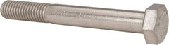 Value Collection - M12x1.75mm Metric Coarse, 90mm Length Under Head Hex Head Cap Screw - Partially Threaded, Grade 18-8 & Austenitic A2 Stainless Steel, 19mm Hex - Industrial Tool & Supply