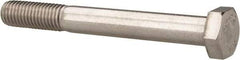 Value Collection - M12x1.75mm Metric Coarse, 100mm Length Under Head Hex Head Cap Screw - Partially Threaded, Grade 18-8 & Austenitic A2 Stainless Steel, 19mm Hex - Industrial Tool & Supply