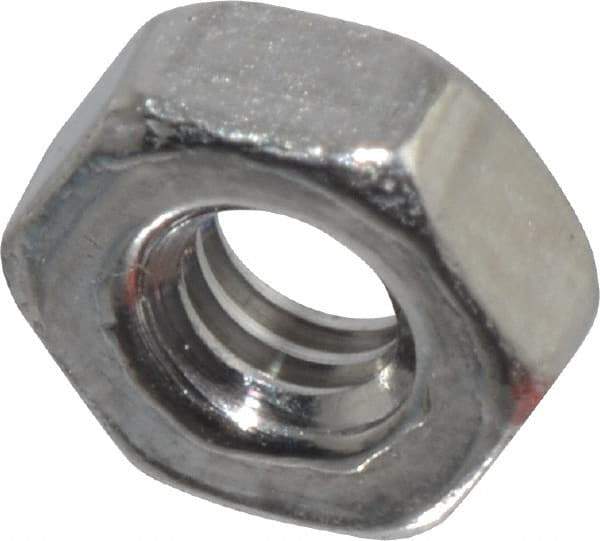 Value Collection - M2x4.00 Stainless Steel Right Hand Hex Nut - 4mm Across Flats, 1.6mm High, Uncoated - Industrial Tool & Supply