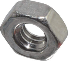 Value Collection - M2x4.00 Stainless Steel Right Hand Hex Nut - 4mm Across Flats, 1.6mm High, Uncoated - Industrial Tool & Supply