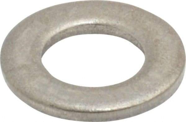 Value Collection - M5 Screw, Grade 18-8 Stainless Steel Standard Flat Washer - 5.3mm ID x 10mm OD, 1mm Thick - Industrial Tool & Supply