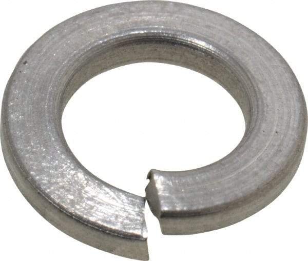 Value Collection - M5, 5.1mm ID, 1.2mm Thick Split Lock Washer - 18-8 Austenitic Grade A2 Stainless Steel, 5.1mm Min ID, 5.4mm Max ID, 9.2mm Max OD - Industrial Tool & Supply