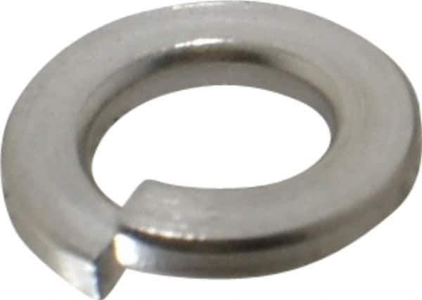 Value Collection - M6, 6.1mm ID, 11.8mm OD, 1.6mm Thick Split Lock Washer - 18-8 Austenitic Grade A2 Stainless Steel, 6.1mm Min ID, 6.5mm Max ID - Industrial Tool & Supply