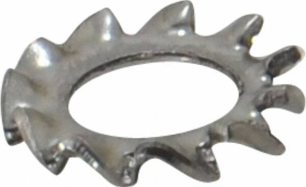 Value Collection - M5 Screw, 5.3mm ID, Stainless Steel External Tooth Lock Washer - 10mm OD, Grade 18-8 & Austenitic A2 - Industrial Tool & Supply