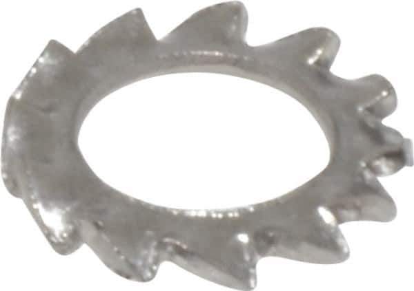 Value Collection - M6 Screw, 6.4mm ID, Stainless Steel External Tooth Lock Washer - 11mm OD, Grade 18-8 & Austenitic A2 - Industrial Tool & Supply