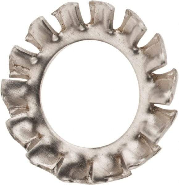 Value Collection - M8 Screw, 8.4mm ID, Stainless Steel External Tooth Lock Washer - 15mm OD, Grade 18-8 & Austenitic A2 - Industrial Tool & Supply
