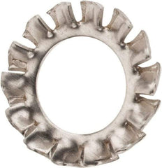Value Collection - M8 Screw, 8.4mm ID, Stainless Steel External Tooth Lock Washer - 15mm OD, Grade 18-8 & Austenitic A2 - Industrial Tool & Supply