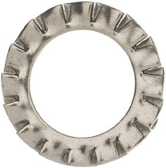 Value Collection - M12 Screw, 13mm ID, Stainless Steel External Tooth Lock Washer - 20.5mm OD, Grade 18-8 & Austenitic A2 - Industrial Tool & Supply