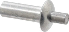 Made in USA - Universal Head Aluminum Alloy Drive Blind Rivet - Aluminum Alloy Mandrel, 0.328" to 3/8" Grip, 3/8" Head Diam, 0.191" to 0.219" Hole Diam, 0.531" Length Under Head, 3/16" Body Diam - Industrial Tool & Supply