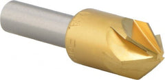 M.A. Ford - 5/8" Head Diam, 3/8" Shank Diam, 6 Flute 82° High Speed Steel Countersink - Industrial Tool & Supply