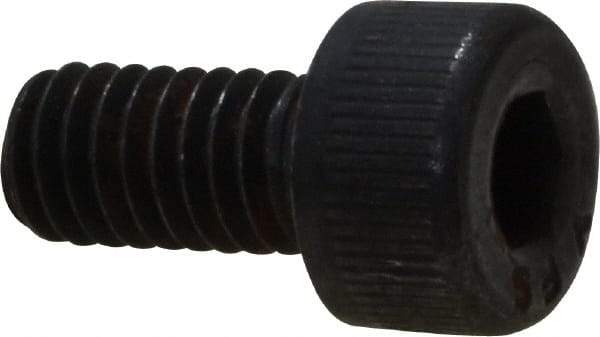 Value Collection - M4x0.70 Metric Coarse Hex Socket Drive, Socket Cap Screw - Grade 12.9 Alloy Steel, Black Oxide Finish, Fully Threaded, 8mm Length Under Head - Industrial Tool & Supply