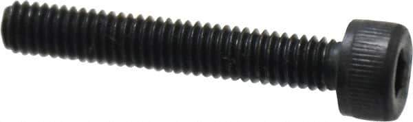 Value Collection - M4x0.70 Metric Coarse Hex Socket Drive, Socket Cap Screw - Grade 12.9 Alloy Steel, Black Oxide Finish, Fully Threaded, 25mm Length Under Head - Industrial Tool & Supply