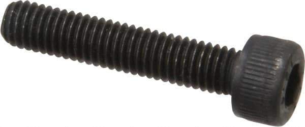Value Collection - M5x0.80 Metric Coarse Hex Socket Drive, Socket Cap Screw - Grade 12.9 Alloy Steel, Black Oxide Finish, Fully Threaded, 25mm Length Under Head - Industrial Tool & Supply