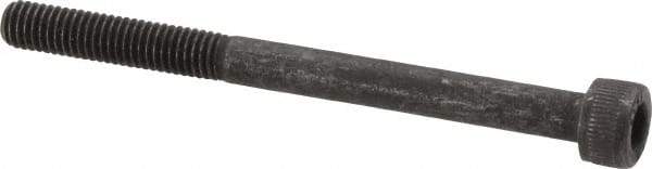 Value Collection - M5x0.80 Metric Coarse Hex Socket Drive, Socket Cap Screw - Grade 12.9 Alloy Steel, Black Oxide Finish, Partially Threaded, 60mm Length Under Head - Industrial Tool & Supply