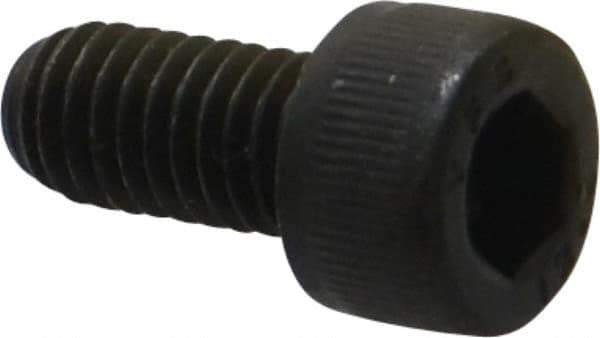 Value Collection - M6x1.00 Metric Coarse Hex Socket Drive, Socket Cap Screw - Grade 12.9 Alloy Steel, Black Oxide Finish, Fully Threaded, 12mm Length Under Head - Industrial Tool & Supply