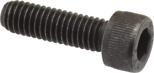 Value Collection - M6x1.00 Metric Coarse Hex Socket Drive, Socket Cap Screw - Grade 12.9 Alloy Steel, Black Oxide Finish, Fully Threaded, 20mm Length Under Head - Industrial Tool & Supply