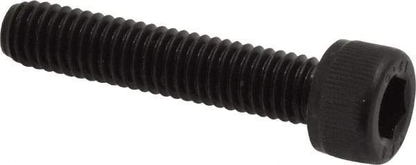 Value Collection - M6x1.00 Metric Coarse Hex Socket Drive, Socket Cap Screw - Grade 12.9 Alloy Steel, Black Oxide Finish, Fully Threaded, 30mm Length Under Head - Industrial Tool & Supply