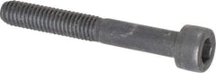 Value Collection - M6x1.00 Metric Coarse Hex Socket Drive, Socket Cap Screw - Grade 12.9 Alloy Steel, Black Oxide Finish, Partially Threaded, 45mm Length Under Head - Industrial Tool & Supply