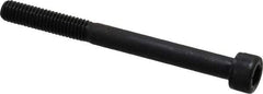 Value Collection - M6x1.00 Metric Coarse Hex Socket Drive, Socket Cap Screw - Grade 12.9 Alloy Steel, Black Oxide Finish, Partially Threaded, 65mm Length Under Head - Industrial Tool & Supply