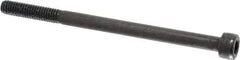 Value Collection - M6x1.00 Metric Coarse Hex Socket Drive, Socket Cap Screw - Grade 12.9 Alloy Steel, Black Oxide Finish, Partially Threaded, 90mm Length Under Head - Industrial Tool & Supply