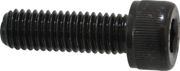 Value Collection - M8x1.25 Metric Coarse Hex Socket Drive, Socket Cap Screw - Grade 12.9 Alloy Steel, Black Oxide Finish, Fully Threaded, 25mm Length Under Head - Industrial Tool & Supply