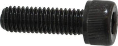 Value Collection - M8x1.25 Metric Coarse Hex Socket Drive, Socket Cap Screw - Grade 12.9 Alloy Steel, Black Oxide Finish, Fully Threaded, 25mm Length Under Head - Industrial Tool & Supply