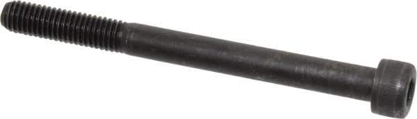 Value Collection - M8x1.25 Metric Coarse Hex Socket Drive, Socket Cap Screw - Grade 12.9 Alloy Steel, Black Oxide Finish, Partially Threaded, 90mm Length Under Head - Industrial Tool & Supply