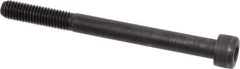 Value Collection - M8x1.25 Metric Coarse Hex Socket Drive, Socket Cap Screw - Grade 12.9 Alloy Steel, Black Oxide Finish, Partially Threaded, 90mm Length Under Head - Industrial Tool & Supply
