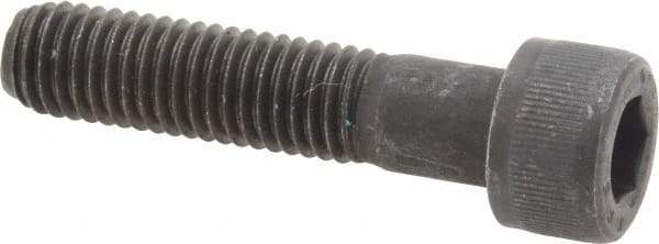 Value Collection - M10x1.50 Metric Coarse Hex Socket Drive, Socket Cap Screw - Grade 12.9 Alloy Steel, Black Oxide Finish, Partially Threaded, 45mm Length Under Head - Industrial Tool & Supply