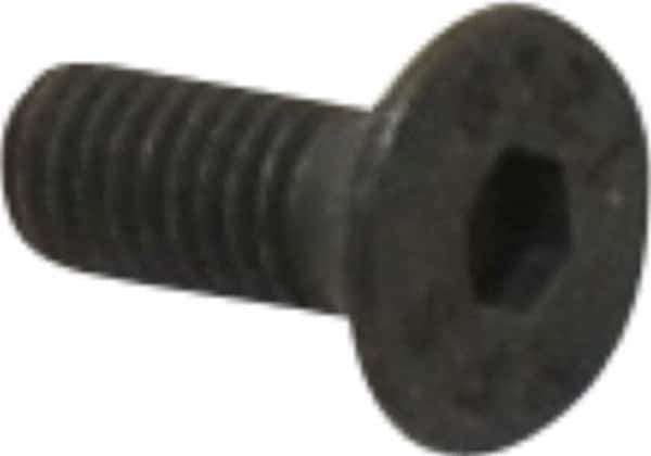 Value Collection - M3x0.50 Metric Coarse Hex Socket Drive, 90° Flat Screw - Grade 12.9 Alloy Steel, Black Oxide Finish, Fully Threaded, 8mm OAL - Industrial Tool & Supply
