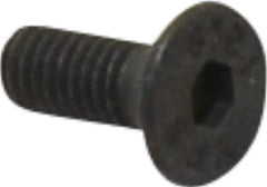 Value Collection - M3x0.50 Metric Coarse Hex Socket Drive, 90° Flat Screw - Grade 12.9 Alloy Steel, Black Oxide Finish, Fully Threaded, 8mm OAL - Industrial Tool & Supply