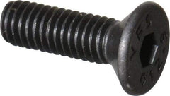 Value Collection - M3x0.50 Metric Coarse Hex Socket Drive, 90° Flat Screw - Grade 12.9 Alloy Steel, Black Oxide Finish, Fully Threaded, 10mm OAL - Industrial Tool & Supply
