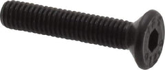 Value Collection - M3x0.50 Metric Coarse Hex Socket Drive, 90° Flat Screw - Grade 12.9 Alloy Steel, Black Oxide Finish, Fully Threaded, 16mm OAL - Industrial Tool & Supply
