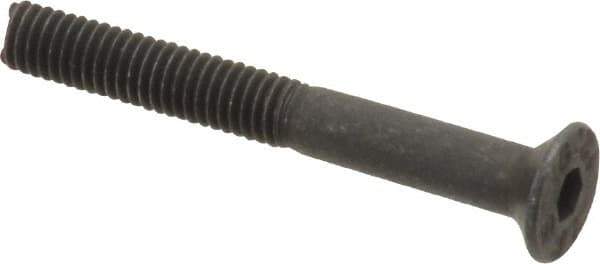 Value Collection - M3x0.50 Metric Coarse Hex Socket Drive, 90° Flat Screw - Grade 12.9 Alloy Steel, Black Oxide Finish, Partially Threaded, 25mm OAL - Industrial Tool & Supply