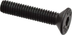 Value Collection - M4x0.70 Metric Coarse Hex Socket Drive, 90° Flat Screw - Grade 12.9 Alloy Steel, Black Oxide Finish, Fully Threaded, 20mm OAL - Industrial Tool & Supply