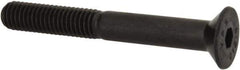 Value Collection - M5x0.80 Metric Coarse Hex Socket Drive, 90° Flat Screw - Grade 12.9 Alloy Steel, Black Oxide Finish, Partially Threaded, 40mm OAL - Industrial Tool & Supply