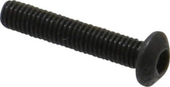 Value Collection - M3x0.50 Metric Coarse Hex Socket Drive, Button Screw - Grade 12.9 Alloy Steel, Black Oxide Finish, Fully Threaded, 16mm Length Under Head - Industrial Tool & Supply