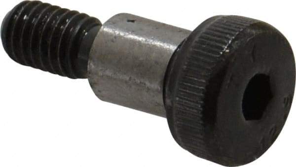 Value Collection - 8mm Shoulder Diam x 10mm Shoulder Length, M6x1 Metric Coarse, Hex Socket Shoulder Screw - 8 Alloy Steel - Industrial Tool & Supply