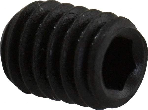 Value Collection - M3x0.50 Metric Coarse, 4mm OAL, Cup Point Set Screw - Grade 14.9 (45H) Alloy Steel, 1.5mm Key - Industrial Tool & Supply