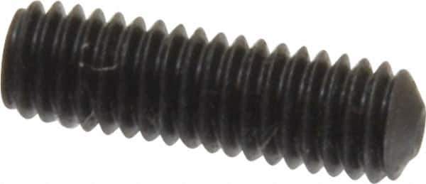 Value Collection - M3x0.50 Metric Coarse, 10mm OAL, Cup Point Set Screw - Grade 14.9 (45H) Alloy Steel, 1.5mm Key - Industrial Tool & Supply