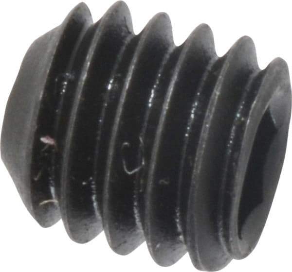 Value Collection - M4x0.70 Metric Coarse, 4mm OAL, Cup Point Set Screw - Grade 14.9 (45H) Alloy Steel, 2mm Key - Industrial Tool & Supply