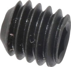 Value Collection - M4x0.70 Metric Coarse, 4mm OAL, Cup Point Set Screw - Grade 14.9 (45H) Alloy Steel, 2mm Key - Industrial Tool & Supply
