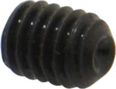 Value Collection - M4x0.70 Metric Coarse, 5mm OAL, Cup Point Set Screw - Grade 14.9 (45H) Alloy Steel, 2mm Key - Industrial Tool & Supply