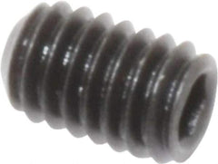 Value Collection - M4x0.70 Metric Coarse, 6mm OAL, Cup Point Set Screw - Grade 14.9 (45H) Alloy Steel, 2mm Key - Industrial Tool & Supply