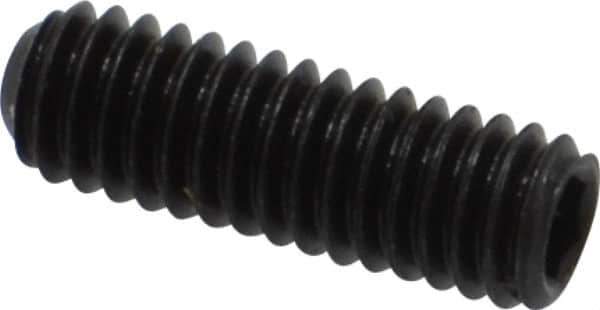 Value Collection - M4x0.70 Metric Coarse, 12mm OAL, Cup Point Set Screw - Grade 14.9 (45H) Alloy Steel, 2mm Key - Industrial Tool & Supply