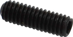 Value Collection - M4x0.70 Metric Coarse, 12mm OAL, Cup Point Set Screw - Grade 14.9 (45H) Alloy Steel, 2mm Key - Industrial Tool & Supply