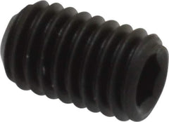Value Collection - M5x0.80 Metric Coarse, 8mm OAL, Cup Point Set Screw - Grade 14.9 (45H) Alloy Steel, 2.5mm Key - Industrial Tool & Supply