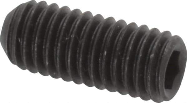 Value Collection - M5x0.80 Metric Coarse, 12mm OAL, Cup Point Set Screw - Grade 14.9 (45H) Alloy Steel, 2.5mm Key - Industrial Tool & Supply
