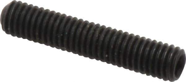 Value Collection - M5x0.80 Metric Coarse, 25mm OAL, Cup Point Set Screw - Grade 14.9 (45H) Alloy Steel, 2.5mm Key - Industrial Tool & Supply
